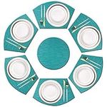 PIGCHCY Wedge Shaped Placemats Set 