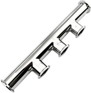 GOGOUP Tri Clamp Manifold, 1.5 inch x 3-Way 3 Port 304 Stainless Steel Sanitary Fitting Polished