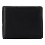 HUGO Mens Subway Trifold Embossed-Logo Wallet in Leather