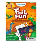 Skillmatics Art & Craft Activity - Foil Fun Dinosaurs, No Mess Art for Kids, Craft Kits & Supplies, DIY Creative Activity, Christmas Gifts for Boys & Girls Ages 4, 5, 6, 7, 8, 9, Travel Toys