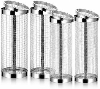 4PCS Inground Worm Composting Bin Turn Food Waste into Nutrient-Rich Soil Increase Soil Fertility Stainless Steel Composting Bin with Holes and Lid for Outdoor Garden Vegetable Patch Backyard