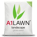 A1 Lawn - Landscaping Grass Seed, 5kg (140m2) - High Coverage UK Quality, Fast Growing, Fresh, Pet & Child Friendly - Ideal for Large Areas, Over Seeding, New Lawns & Thickening. DEFRA Approved (AMPRO27)