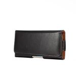 ebuymore PU Leather Horizontal Case Executive Holster with Rotating Belt Clip for Samsung Galaxy S7 / S6 / LG G5 / HTC 10 / One Plus 2 / iPhone 7 / iPhone 6 / 6S / SE/BLU Advance 5.0