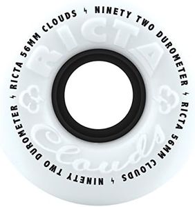 Ricta 56mm Clouds Black 92a Skateboard Wheels