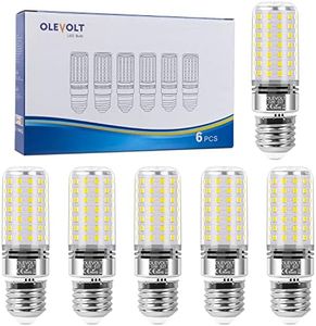 OLEVOLT LED Lampadina E27 Luce Naturale 4000K 1400LM Lampadine Mais LED E27 12W Equivalente 100W Lampada Alogena, Non Dimmerabile Edison Lampadina Mais Risparmio Energetico Lampade Set di 6