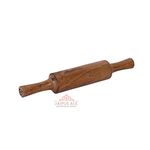 Jaipur Ace Brown Wooden Belan for Chapati | Roti | paratha | Puri | Papad | Wooden Rolling Pin Roller Thick Size | Wooden Roti Belan | Wooden Belna | Wooden Belan for kithcen (12 inch)