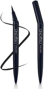 Onlyoily Eyeliner Liquide, Waterproof, Tenue 24H - Noir intense, Sans Transfert et Longue Tenue, Teinte Noir