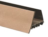 Frost King Thermoplastic Door Bottoms, 1-3/4"x36" Long, Brown, Slide-on Door Bottom/Stop