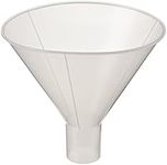 Globe Scientific 600166-1 Polypropylene Powder Funnel, 180mm Funnel Size, 180mm Top Diameter