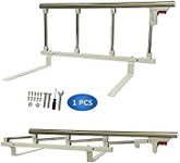 Mybow Bed Rails for Elderly Adults Seniors Bed Cane Assist Bar Handle Bedside Safety Bed Railings Hospital Support Grab Bar Fold Down Handrail Handicap Assistance Devices