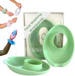 Liquilinks - LiquiBands Silicone Wrist Bands for Washing Face - Spa Face Wash Wristbands That Keep You Dry - 1 Pair of Wrist Water Guards - Essential Beauty Accessory for Teen Girls Sage Green