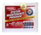 Roebic SMP-1000-PAK-1 Complete Septic System Maintenance Kit: 4 Quarts, Pack of 1, All-in-One Solution for Septic System Care