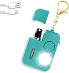 GshionLyfe Personal Safety Alarm for Women, Perfume Safety Alarm Keychain with Rechargeable Bettery, 130dB Siren, Strobe Light, Low Battery Indicator, USB, Personal Alarm for Women, Children, Elderly