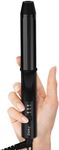 FARERY Travel Curling Iron Dual Voltage, 1 Inch Mini Curling Iron Travel Size with 3 Adjustable Temp, Ceramic Mini Hair Curler with Keratin&Argan Oil Infuse, Travel Size Curling Iron with Storage Bag