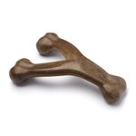 Benebone Wishbone Durable Dog Chew Toy for Aggressive Chewers, Real Bacon, Made in USA, Giant