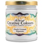 Mr. Cornwall's Creative Colours - Titanium White - Finely Ground Pigment in 9 Ounce Glass Jar for Woodworking - Arts - Crafts and More