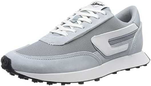 Diesel Men's S-Racer Sneaker, Grey, 12 US