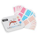 Moskinto Patch, Instant itch relief from Mosquito Bites, ticks, sandflies, Midges. Reduces swelling and is child friendly. Chemical free. 42 Patch family pack.