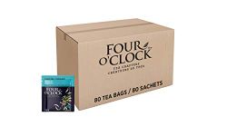 Four O'Clock White Tea Imperial Organic Fairtrade, Non-Gmo, Kosher, Gluten-Free, 80 Teabags