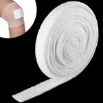 Tubular Bandage Elastic Net Wound Dressing Elastic Dressing Retainer Tubular Elastic Gauze Bandage Size 4 for Arm, Leg or Foot Wound, Without The Use of Adhesive Tape, 33 Yard Roll When Stretched