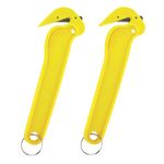 Yellow Box Cutter, Cutter, Box Cutter, Cardboard Cutter, Warehouse, Box Opener, (Set of 2)