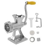 Aluminum Alloy Sausage Maker and Manual Meat Mincer, Manual Meat Grinder, Hand Operated Mincer for Making Homemade Burger Patties Pork, Suitable for Home Kitchen Restaurants Butcher Shops