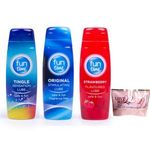 Love Me Brand- New Improved Design 4 Pack Fun Time Tingle Lube 75ml,Original Lube, 75ml Strawberry, Love Me Brand Finger Stimulator .Enhance Sexual Activity with This Lubricant.Water Based Edible Gel