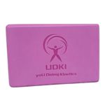 UDKI Yoga Block | Yoga Brick Pink (Set of 2, Extra Large Size), High-Density Premium EVA Foam Material, Soft Surface for Balance, Support & Performance, Yoga Props For Strength Training Exercise (3inch x 9inch x 6inch)