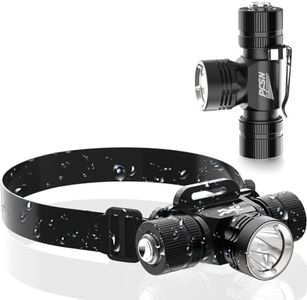 Scuba Diving Headlamp Dive Light - PFSN Professional Underwater Headlight IPX68 Waterproof, 1200 Lumen Underwater Flashlight for Diving, Dive Head Light Best Gear for Caving, Snorkeling, Spearfishing