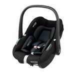 Maxi-COSI Pebble S i-Size Lightweight Newborn Car Seat, Rear Facing, Travel & Airplane Friendly, Side Impact Protection, Easy Seatbelt Fit, Newborn Inlay Included, Up to 13Kgs, Birth-15 Months, Black