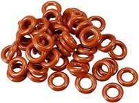 uxcell Silicone O-Ring, 11mm Outside Diameter, 6.2mm Inner Diameter, 2.4mm Width, VMQ Seal Rings Sealing Gasket Red, 50PCS