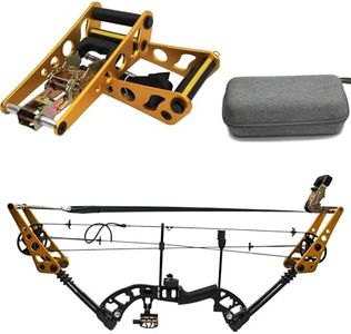 Archery Compound Portable Bow Press Open Tool Accessories String Replacement Upgraded Version with Tool Case