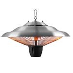 Heatlab IP34 Infrared Hanging Garden Outdoor Indoor Patio Heater 2kW Stainless Steel