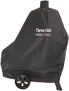 Dyna-Glo DG1382CSC Vertical Offset Charcoal Smoker Grill Cover, Fits Size Up to: 45.5in W x 18.5in D x 48.9in H, Black