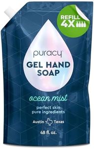 Puracy Organic Hand Soap, For the Professional Hand Washers We've All Become, Moisturizing Natural Gel Hand Wash Soap, Liquid Hand Soap Refills for Soft Skin (48 fl.oz, Ocean Mist) Refill