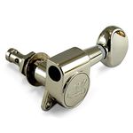 Wilkinson Tuners/Machine Heads Nickel Right Handed WJN05 EZ-LOK (Set of 6) for Stratocaster, Telecaster, Jackson, Ibanez, BC Rich, Schecter, Electric Guitar (Right Handed, Nickel)