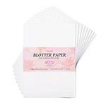 Aboofx 20 sheets Blotting Paper for Flower Press, Large A4 Highly Absorbent and Reusable Blotter Paper for Flower Press Herbarium Paper Craft 8.26 x 11.8 inch Blotter Paper Sheets