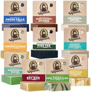 Dr. Squatch Natural Men’s Bar Soap, Body Soap Bar (5oz, 10-Pack)
