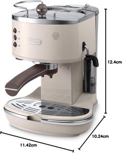 De'Longhi Vintage Icona Espresso Machine – Cream