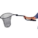 YakAttack Leverage Landing Net, 20" X 21" hoop, with extension and foam for storing in rod holder