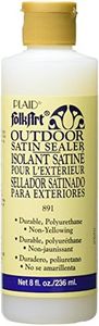 FolkArt K891 Outdoor Acrylic Sealer (8 Ounce), 891 Satin Finish