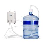 BuoQua 40 PSI Water Dispenser Pump Two Tubes Bottled Water Dispensing Pump System Flojet White Light Weight 220V 1 Gallon Water Dispenser Pump