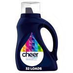 Cheer Liquid Laundry Detergent 32 Loads, HE Compatible, 1.36L