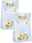 WILLOWBROOK | Fresh Scents Scented Sachet Packet | White Cotton | Air Freshener Bags for Drawers, Closets, Cars | 6 Pack | Long Lasting Home Fragrance