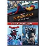 3-Movies Collection: Spider-Man: Homecoming + Spider-Man: Into the Spider-Verse + Venom (3-Disc)