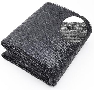 Cool Area 70% 6x12ft Sunblock Shade Cloth Cover Mesh UV Resistant Net for Garden Flower Plant Greenhouse, Black
