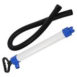 BISupply Water Hand Pump Siphon Bailer - Portable 20 GPM Suction Manual Bilge Pumps for Boats Kayak Canoe and More