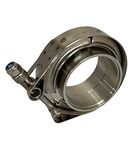 Boltza® V-Band Clamp + Flanges Complete Stainless Steel Extra Turbo Hose (2" Inch (51mm))