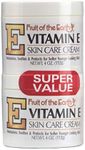 Fruit of the Earth Vitamin-E Cream 120ml + 120ml Jar (2-Pack)