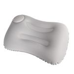 WEAVELIFE Inflatable Air Pillow for Travel with Neck Support | Lightweight Portable Camping Pillow for Hiking, Backpacking, Car & Flight- (Grey)